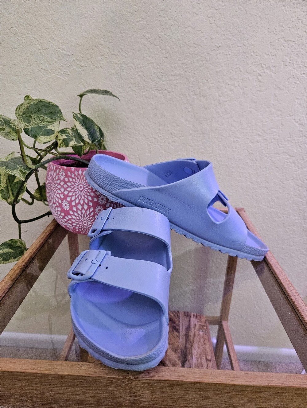 Birkenstock Arizona Eva Waterproof sandals in dusty blue Sz Eu 39 - Picture 7 of 9